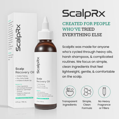 ScalpRx Scalp Recovery Oil – Dandruff & Itch Relief