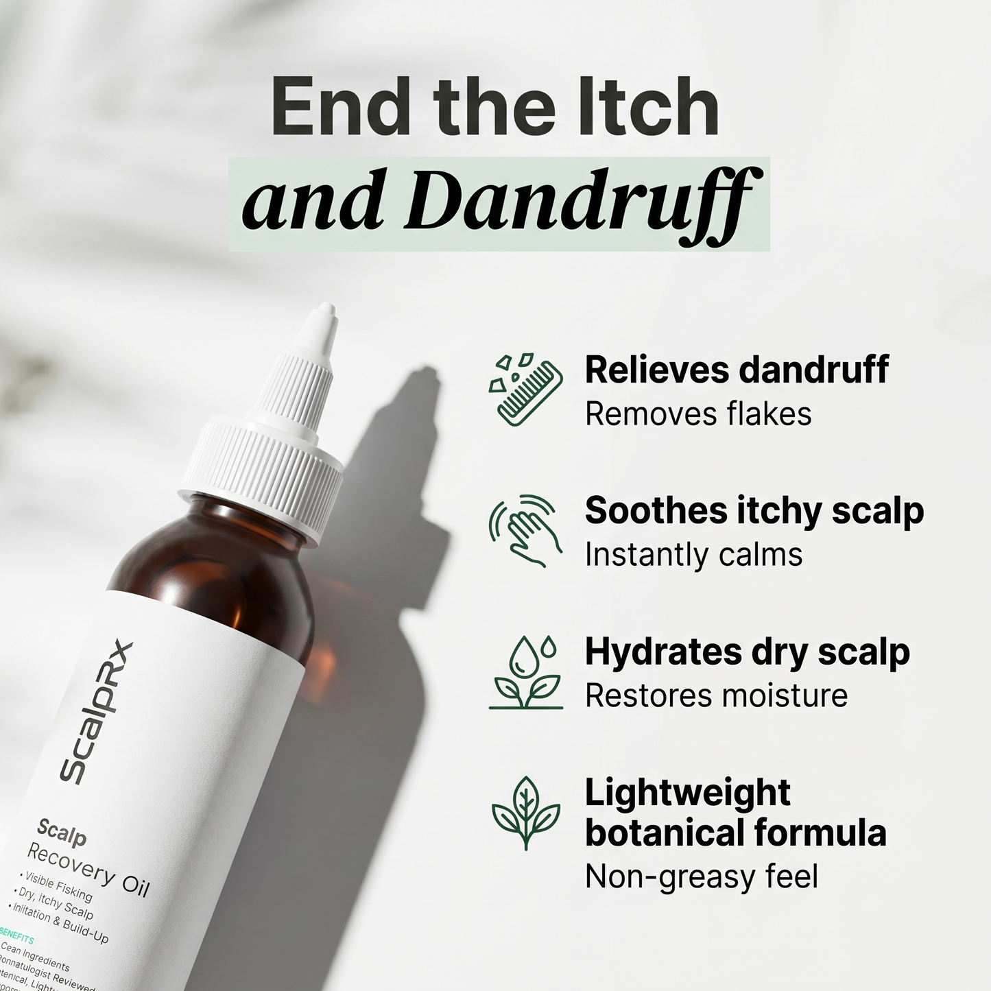 ScalpRx Scalp Recovery Oil – Dandruff & Itch Relief